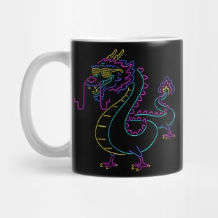 The Neon Dragon Mug